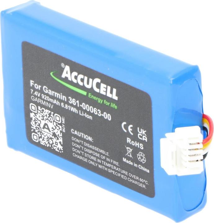 Produktbild AccuCell Akku Garmin 361-00063-00, Garmin Motorrad BMW Navigator