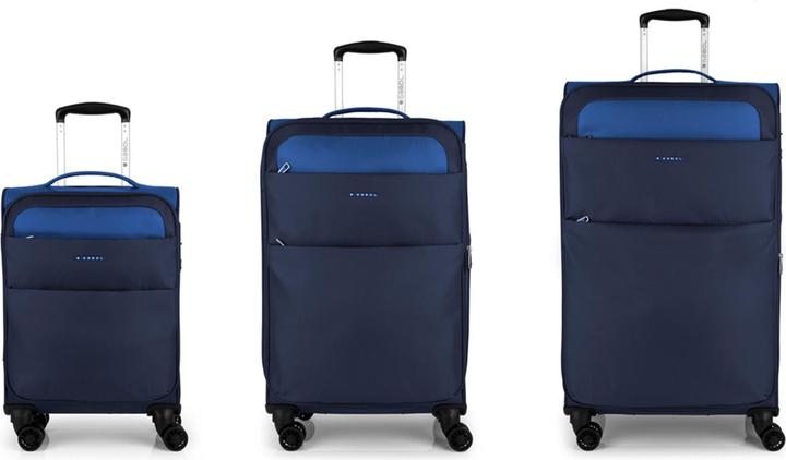 Gabol Cloud 4 Rollen Kofferset 3-teilig mit Dehnfalte (113 l, XL (ab 115l))