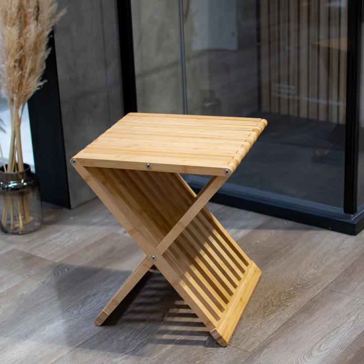 Schulte Duschhocker Bambus ergonomisch (130 kg)