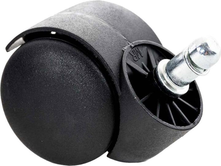 Actual product image CLP Pack of 5 plastic floor castors, black