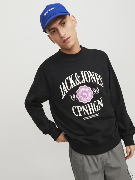 Actual product image Jack & Jones Printed sweatshirt with round neck Sweatshirt with round neck (S)