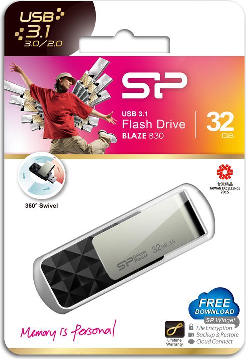 Actual product image Silicon Power Blaze B30 (32 GB, USB-A)