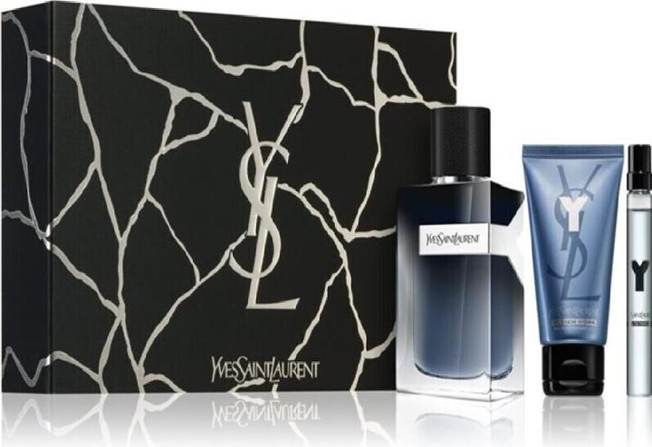 Immagine prodotto Yves Saint Laurent Y Eau De Parfum Spray Set - 100ml, 10ml e Gel doccia 50ml (Set profumo)
