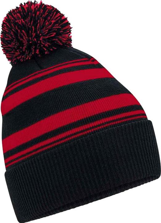 Actual product image Beechfield Unisex Adult Fan Striped Beanie
