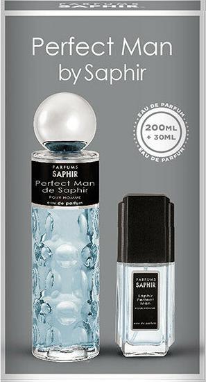 Actual product image Saphir PERFECT MAN LOT 2 pcs (Eau de toilette, 200 ml)