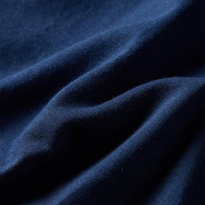 Immagine prodotto VidaXL Camicia da bambino a maniche lunghe blu navy 128,Materiale: 95 % cotone (128)