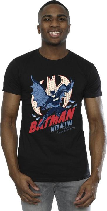 Immagine prodotto Batman Into Action Maglietta Uomo (XXL)