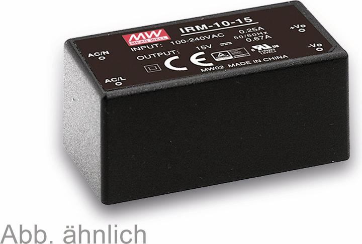 Actual product image MeanWell MEAN WELL AC/DC print power supply IRM-10-5, 5 V-/2 A, 10 W