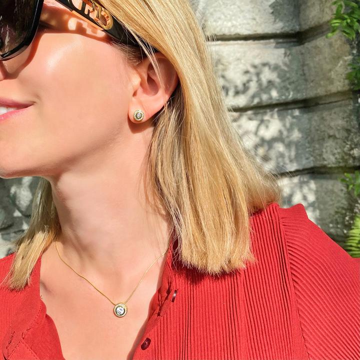Immagine prodotto Candy Orecchini a perno Delicacy, argento 925, placcati oro (Placcato oro 18k, Argento 925)