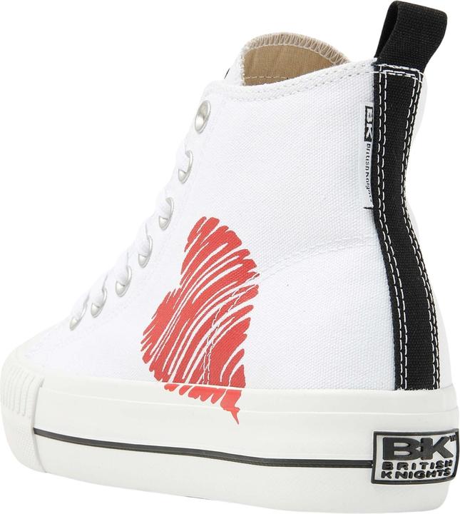 Actual product image British Knights 's canvas trainers with print and embroidery kaya mid (36)