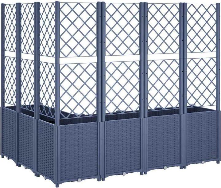 Actual product image VidaXL Planter with trellis PP