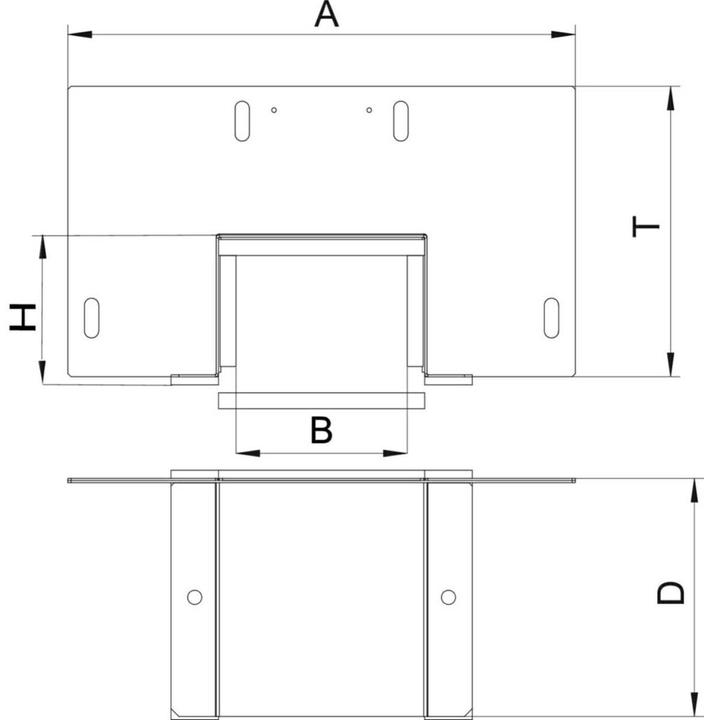 Actual product image OBO Bettermann OBO BSKM-WA 1025 Wall connection I120 f. Wall and ceiling assembly (Various)