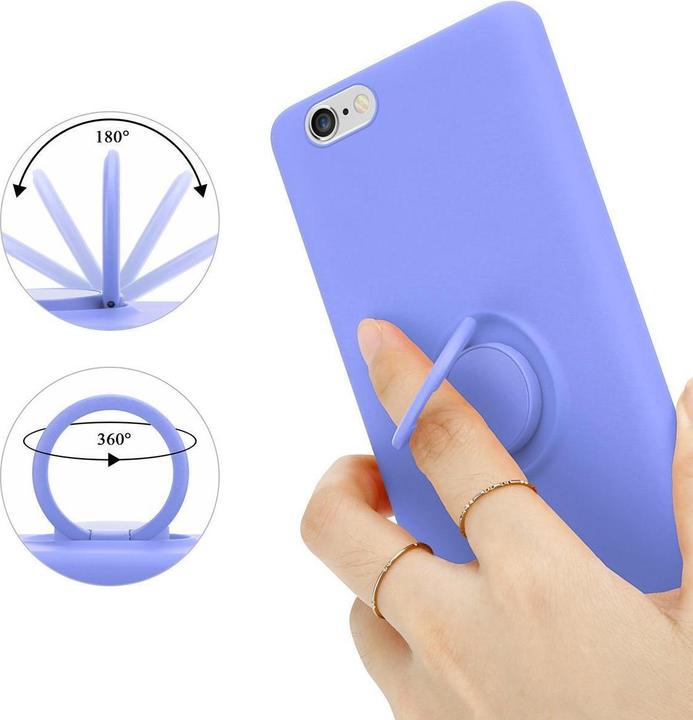 Image du produit Cadorabo TPU Liquid Ring Silicone Case Cover (Apple iPhone 6)