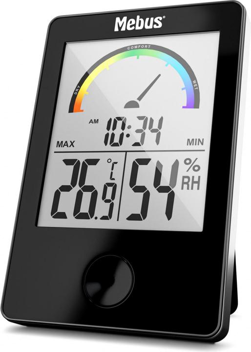 Mebus 40929 Thermo-Hygrometer schwarz