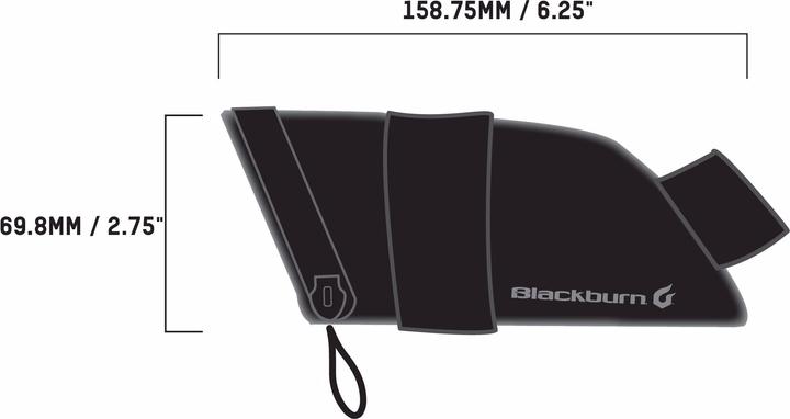 Actual product image Blackburn Grid Seat Bag S (0.45 l, Saddle bag)