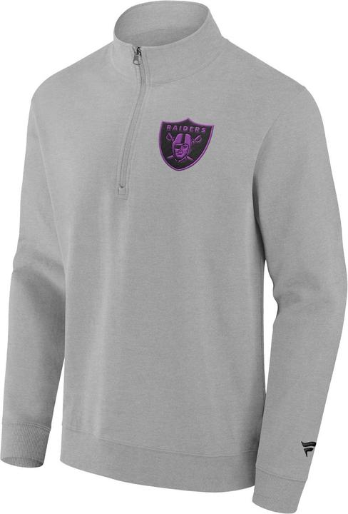 Image du produit Fanatics Las Vegas Raiders Gradient 1/2 Zip Crew Sweatshirt L (L)