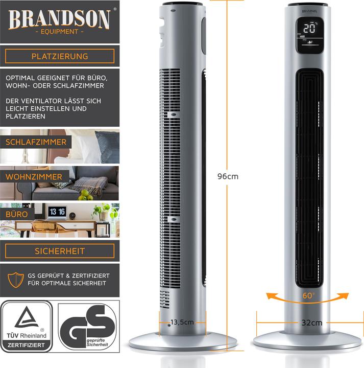 Produktbild Brandson Turmventilator (48 dB)