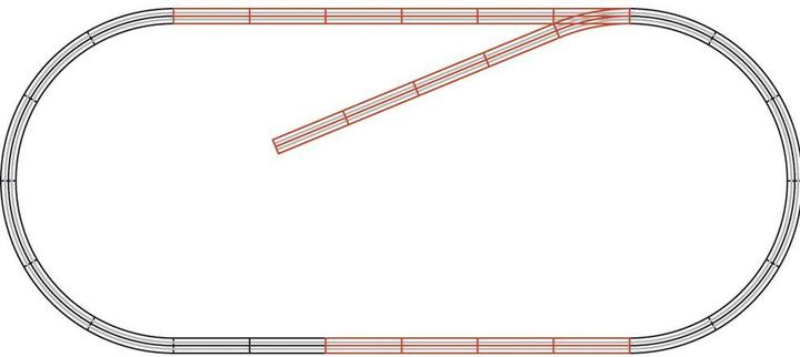 Produktbild Roco H0 geoLINE (mit Bettung) 61101 (Spur H0)