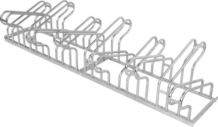 Produktbild Moravia Fahrradständer CLASSIC 2100 mm hoch/tief, für 12 Fahrräder