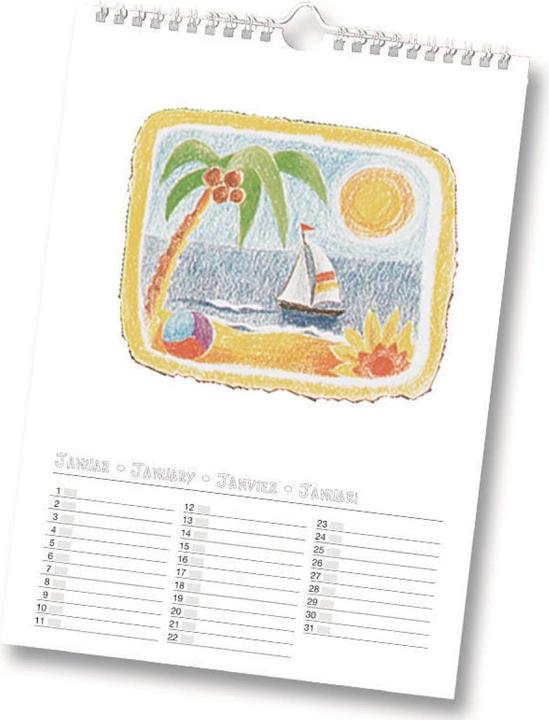 Produktbild Folia Dauerkalender (A4, Deutsch)