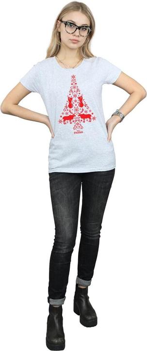 Immagine prodotto Disney Frozen Christmas Tree Maglietta Donna (XL)