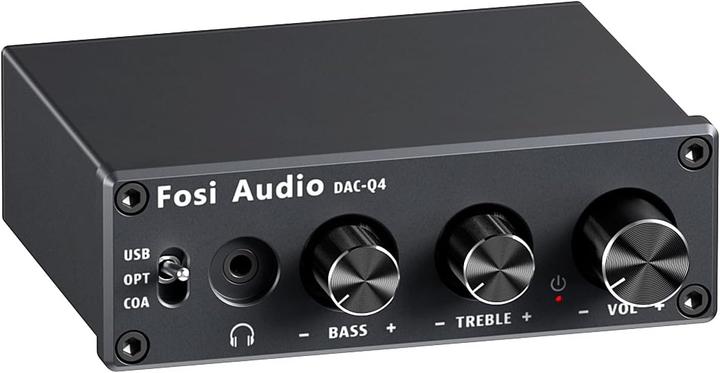 Fosi Audio Q4, 24-Bit/192 kHz DAC und Kopfhörerverstärker