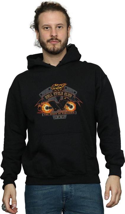 Immagine prodotto Ghost Rider Hell Cycle Club Felpa con Cappuccio Uomo (3XL)