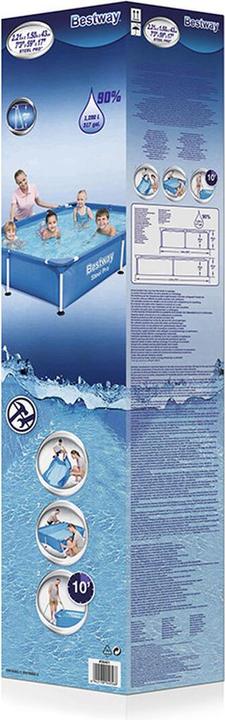 Actual product image Bestway Steel Pro Frame Pool (221 x 150 x 43 cm)