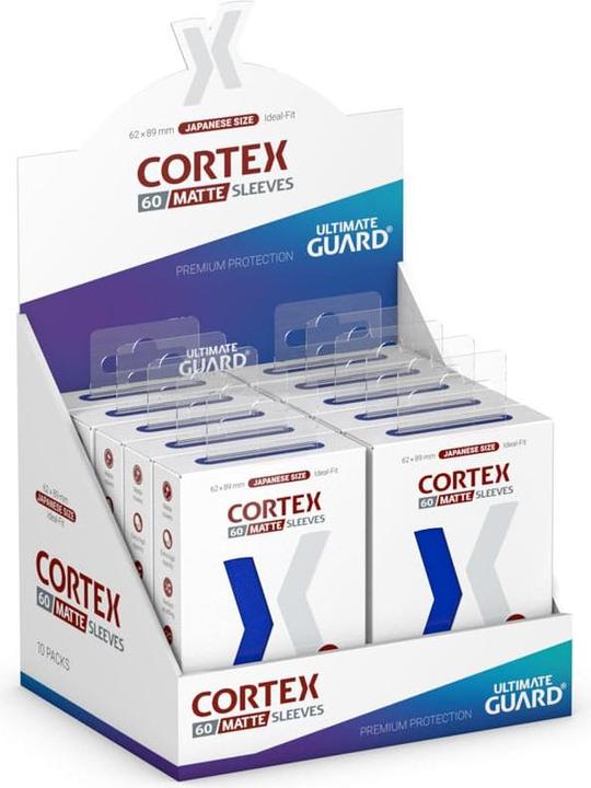 Image du produit Ultimate Guard 60 pochettes Cortex Sleeves format japonais Bleu Mat