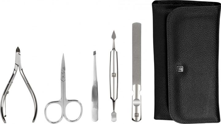Produktbild Zwilling 97437-004-0 Classic Inox Etui aus Rindleder 5-teilig schwarz