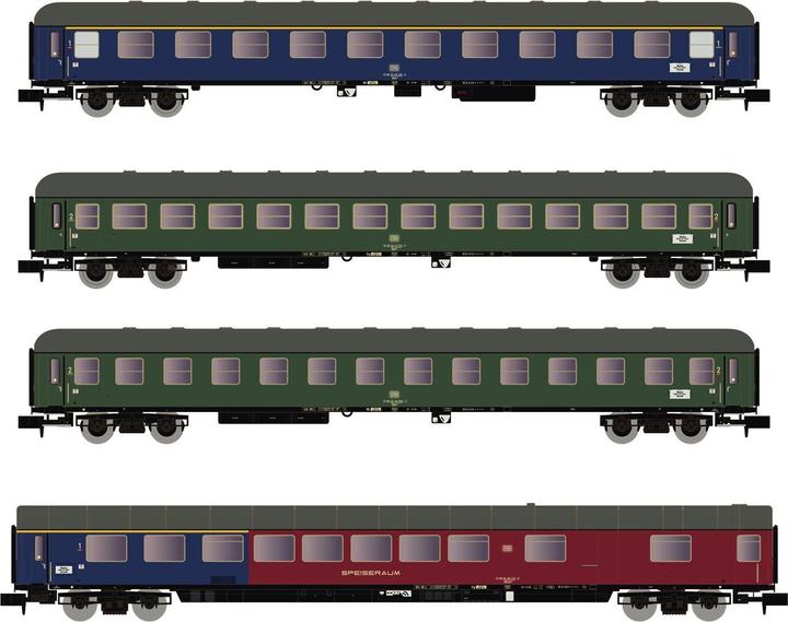 Actual product image Hornby DB 4 passenger coaches 1xAm, 2xBm, 1xARm217 Ep. IV (Track N)