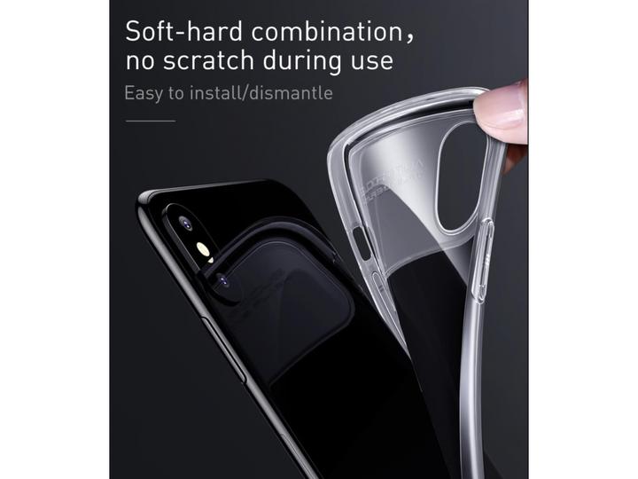 Actual product image Baseus Lotus Series iPhone Xs case Soft TPU (Apple iPhone XS)