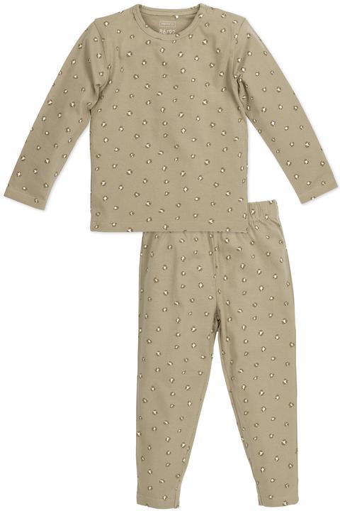 Meyco pyjama mini panter zand mt 98/104 (104)