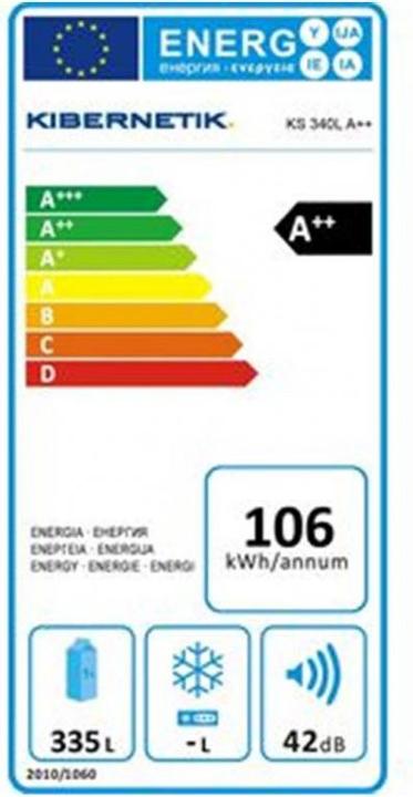 Energy Label Kibernetik Ks340l (331 l)