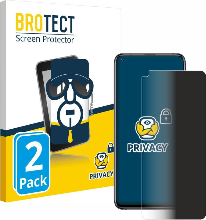Image du produit BROTECT Film anti-regards Anti-Spy Privacy Film de protection contre la lumière bleue (2 pièce(s), Mi 10T)