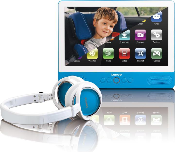 Produktbild Lenco TDV-901, DVD-Player / Android-Tablet (Tragbarer DVD-Player)