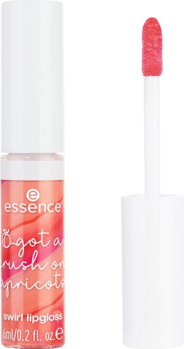 Actual product image essence Lip Gloss Swirl Lipgloss 01 Apricotely In Love (01 Apricotely In Love)