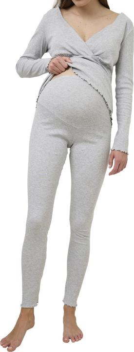 Produktbild Vertbaudet Umstands-Schlafanzug: Sleepshirt & Leggings (36, 38)