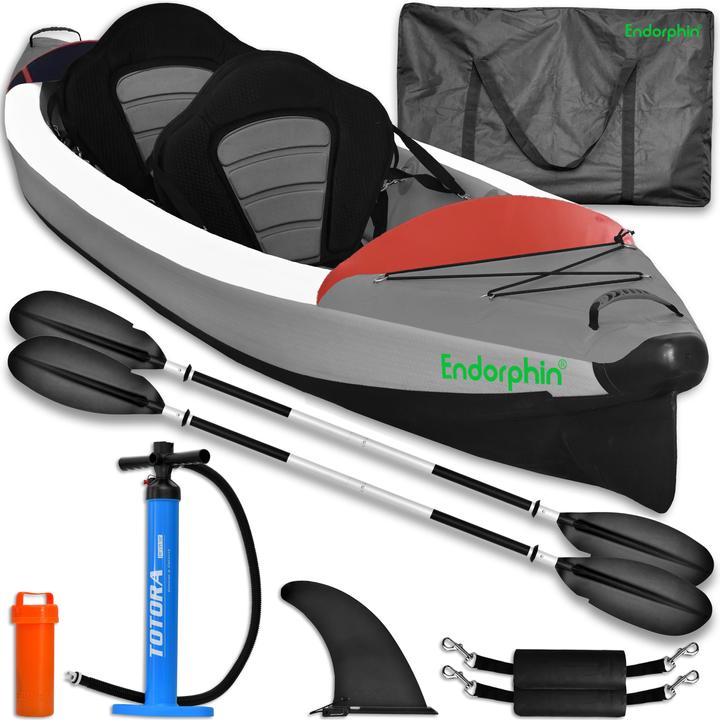 Produktbild Endorphin Aufblasbares Drop Stitch Kajak für 2 Personen als Komplettset (2 Pers.)