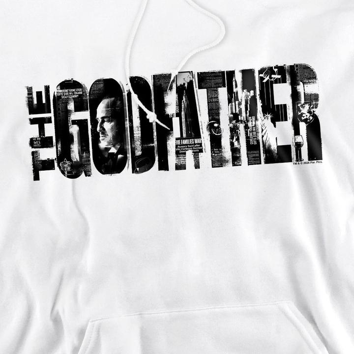 Immagine prodotto The Godfather Felpa con Cappuccio Logo del Giornale Uomo (M)