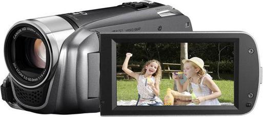 Canon Legria HF R206, Full-HD Flash, 20x Zoom, Silber (20 x)