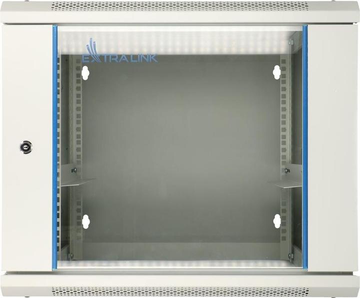 Image du produit Extralink 9U 600X600 AZH WALL-MOUNTED RACKMOUNT CABINET SWING TYPE GRAY Rack monté au mur Gris (9 HE, Rack 19 pouces)