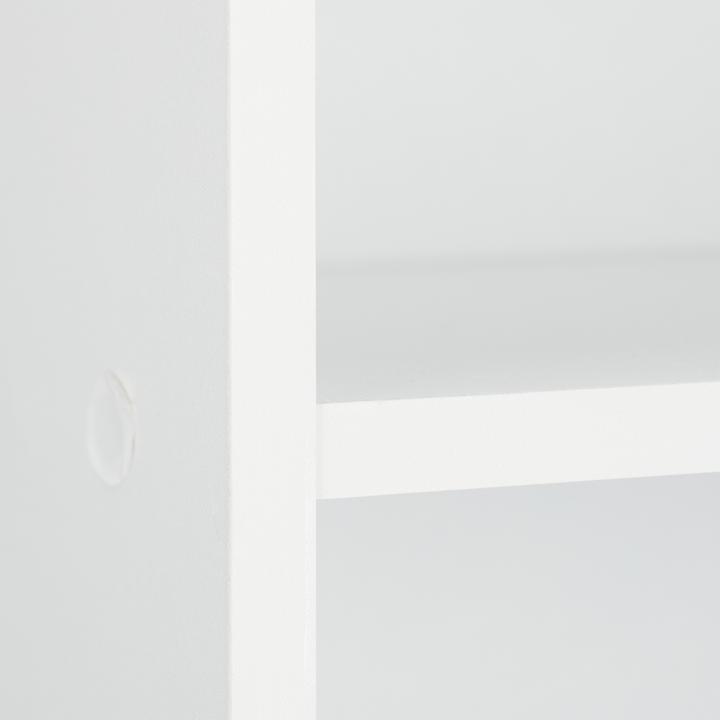 Actual product image Relaxdays White Bookcase, 4 Tiers (30 x 23 x 106 cm)