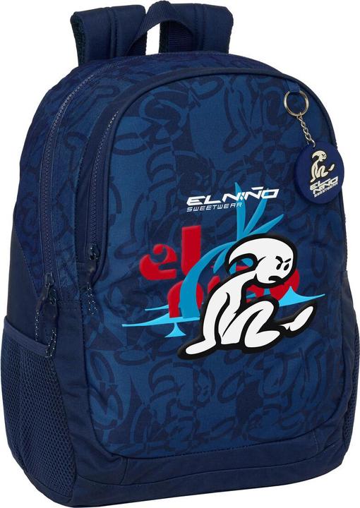 El Niño Schulrucksack Paradise Marineblau 32 x 44 x 16 cm