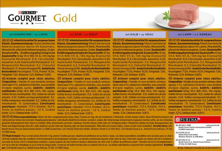 Produktbild Gourmet Feine Pastete (Adult, 24 Stk., 2040 g)