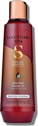 Actual product image Ruby Oud Shower Oil for Dry Skin No Mineral Oil Cruelty Free and Vegan 250ml (250 ml)