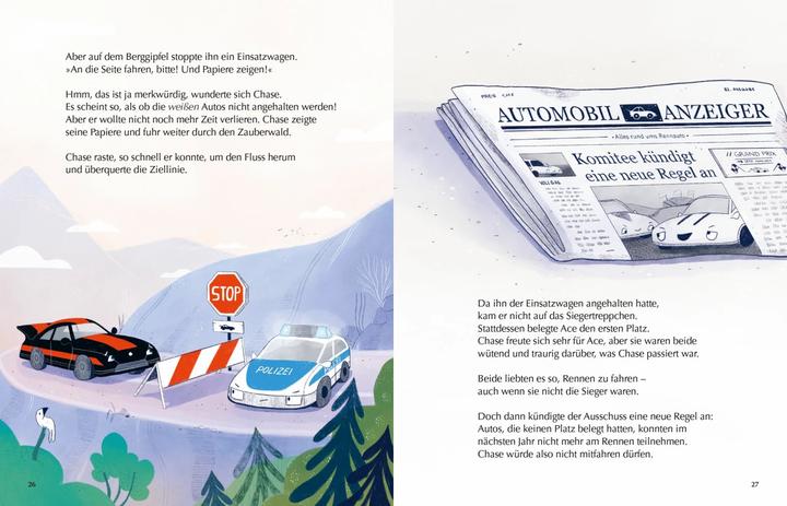 Produktbild Race Cars – Ein unfaires Rennen - Gemeinsam über weisse Privilegien und Rassismus sprechen (Deutsch, Alex Peter, Jenny Devenny, Charnaie Gordon, Melody Makeda Ledwon, 2023)