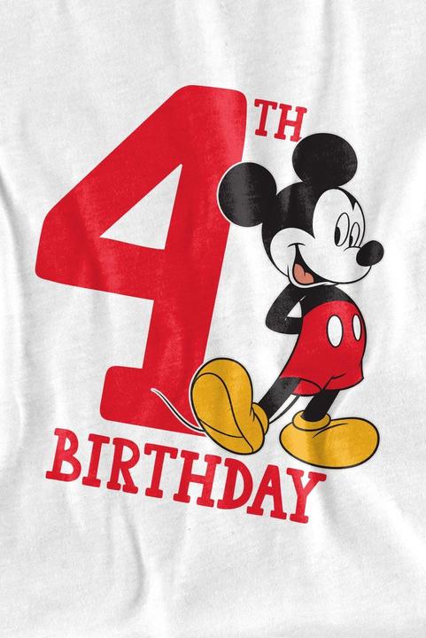 Immagine prodotto Disney Maglietta 4° Compleanno Topolino Bambini (152, 158)