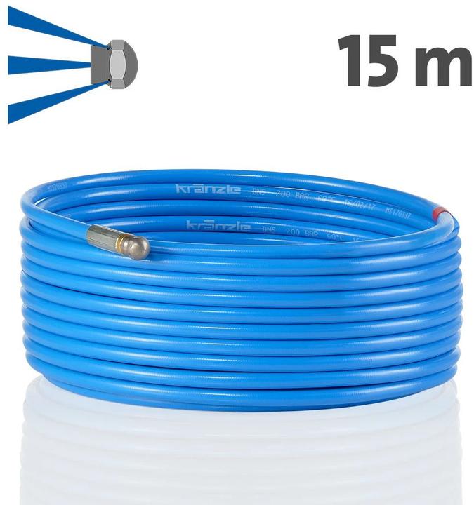 Image du produit Kränzle Nettoyeur de tuyaux 15 m, avec buse