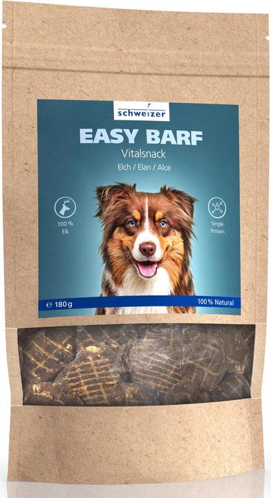 Schweizer Easy Barf Vitalsnack Elch (Junior, Adult, Senior, 1 Stk., 200 g)